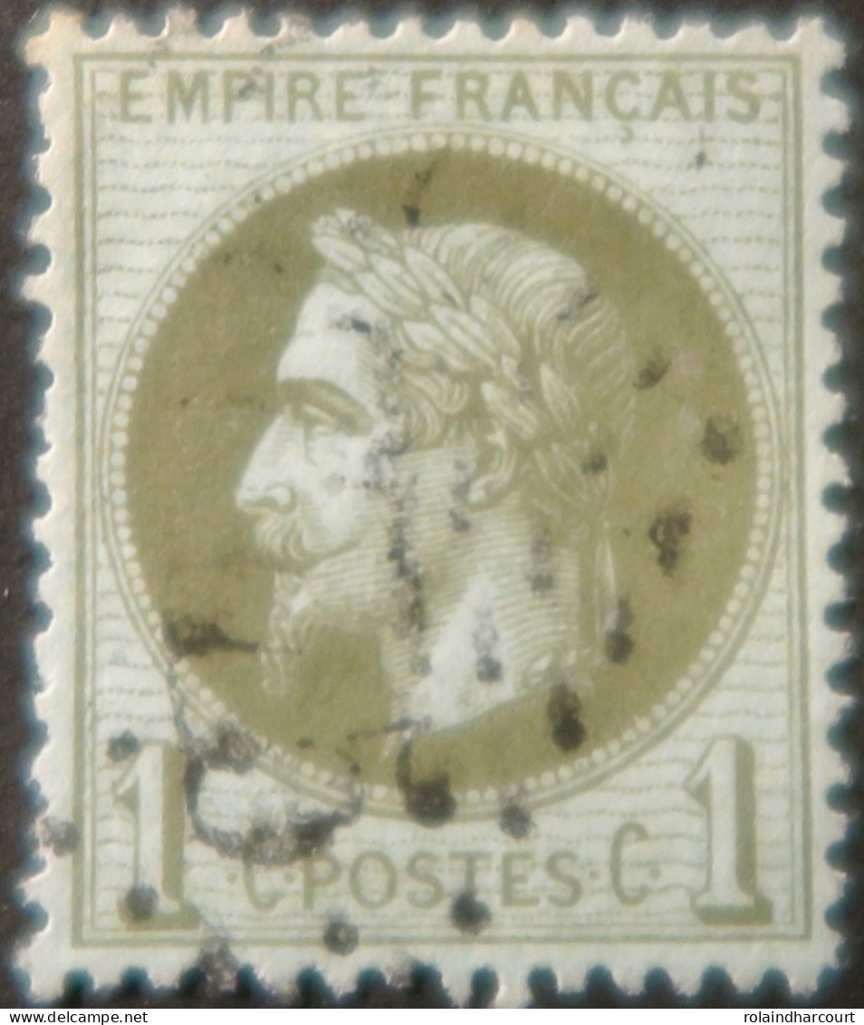 R1311/2930 - FRANCE - NAPOLEON III Lauré N*25 - LUXE - LGC - TRES BON CENTRAGE - 1863-1870 Napoleon III With Laurels