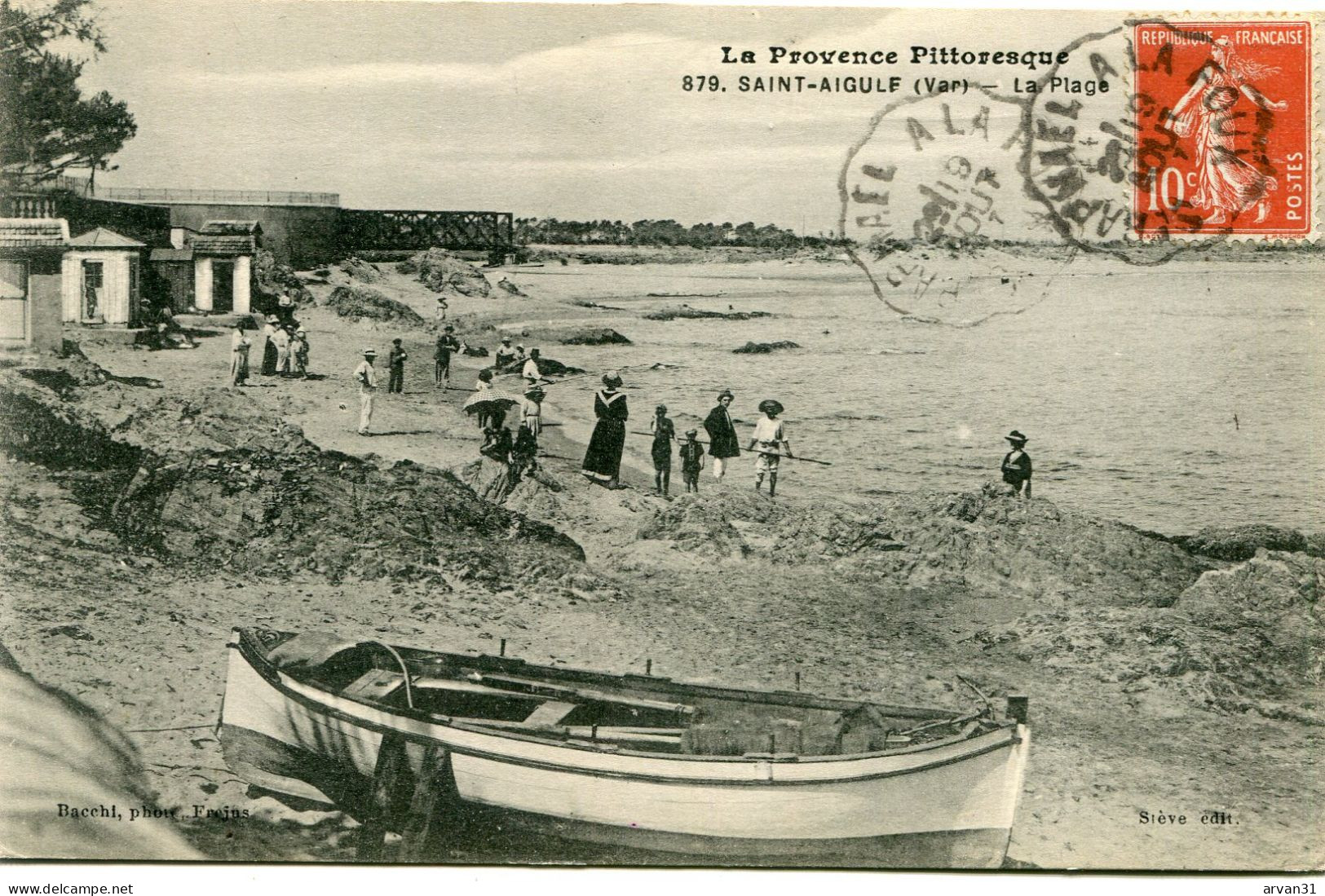 SAINT AIGULF - LA PLAGE - 1917 - - Saint-Aygulf