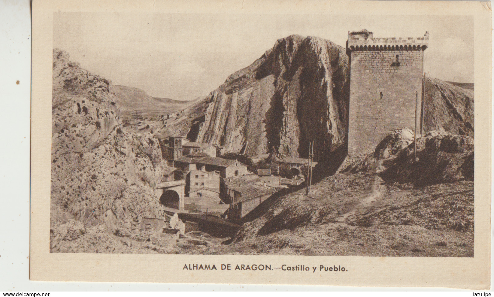 Alhama De Aragon  _Castilla  Y Pueblo - Autres & Non Classés