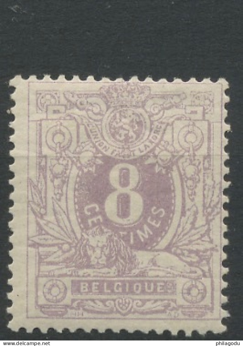 29a ** 8c Mauve. TRES BEAU.  Postfris. Sans Charnière. Cote 260-euros.   Ultra Frais. - 1869-1888 Lion Couché