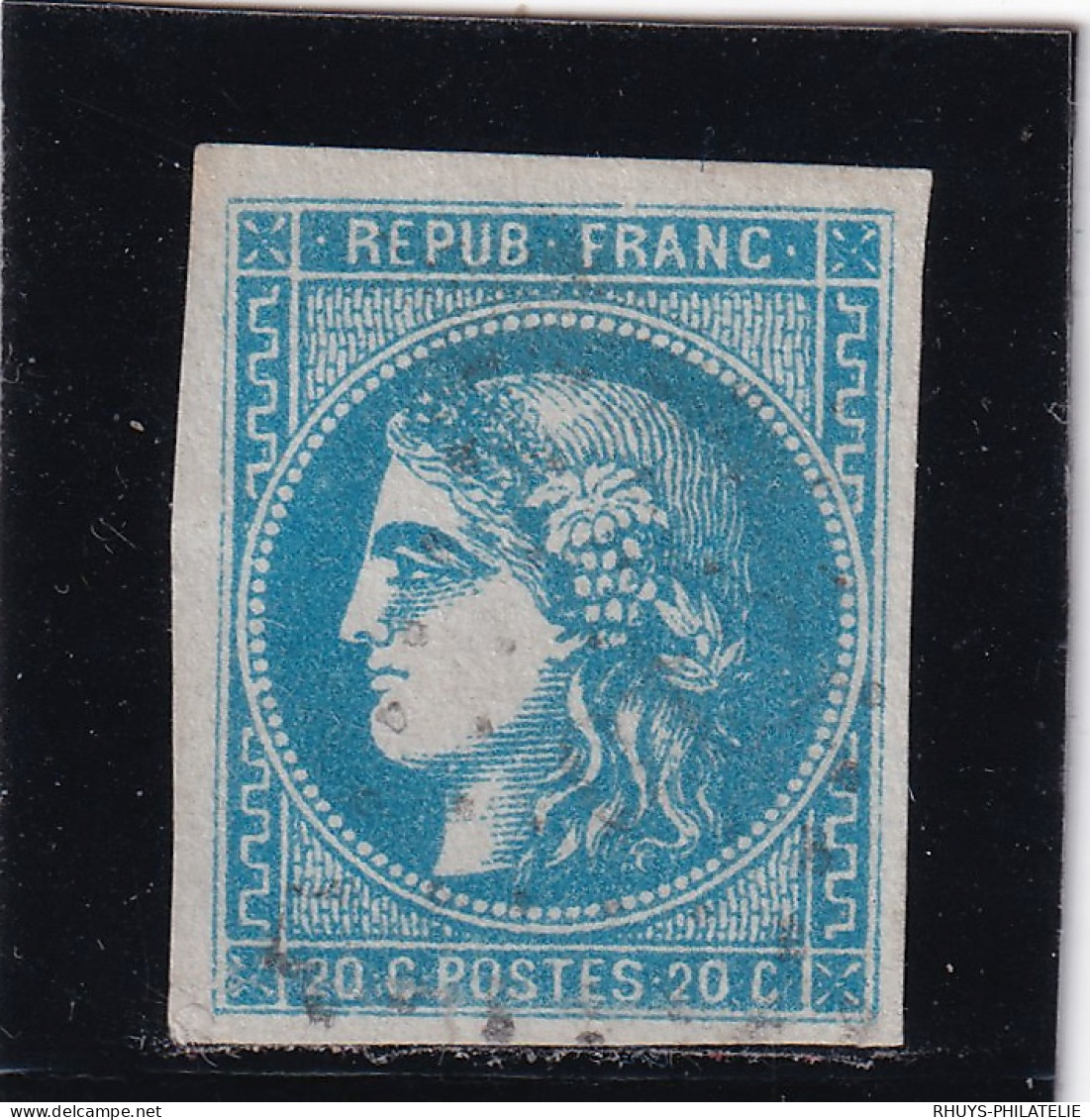 EMISSION DE BORDEAUX – O – N°46B - 1870 Bordeaux Printing