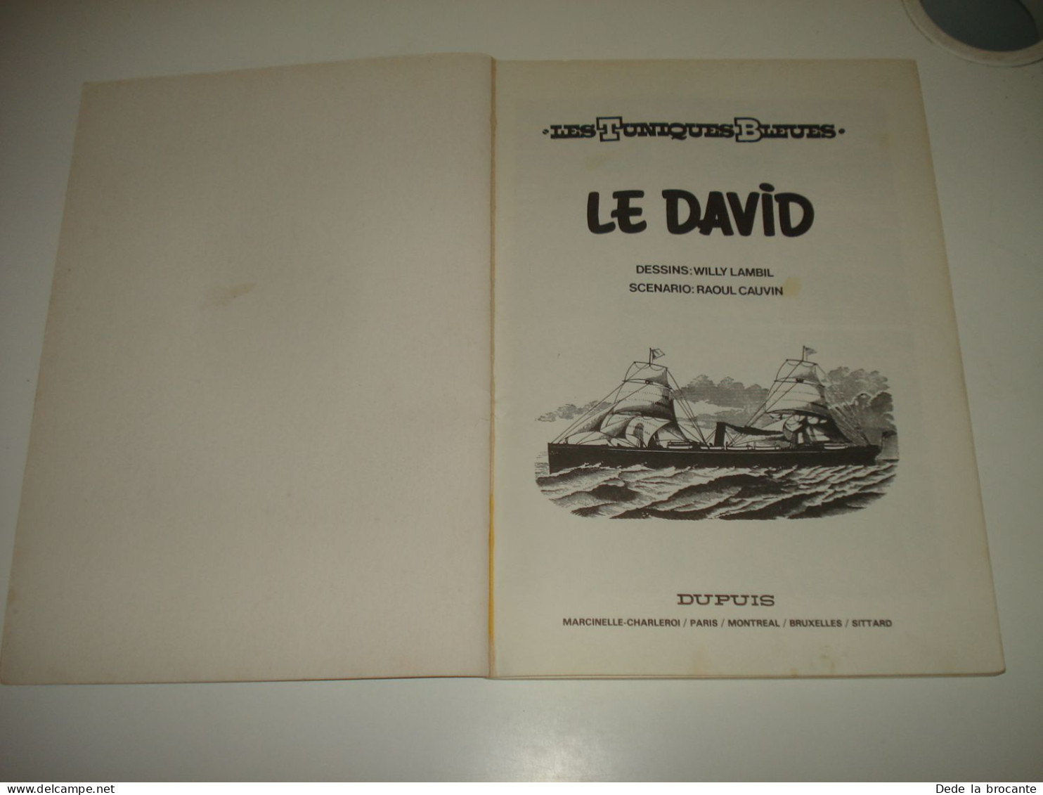 C54 ( 1 ) / Les Tuniques Bleues N° 19 " Le David " E.O.   De 1982 - Tuniques Bleues, Les