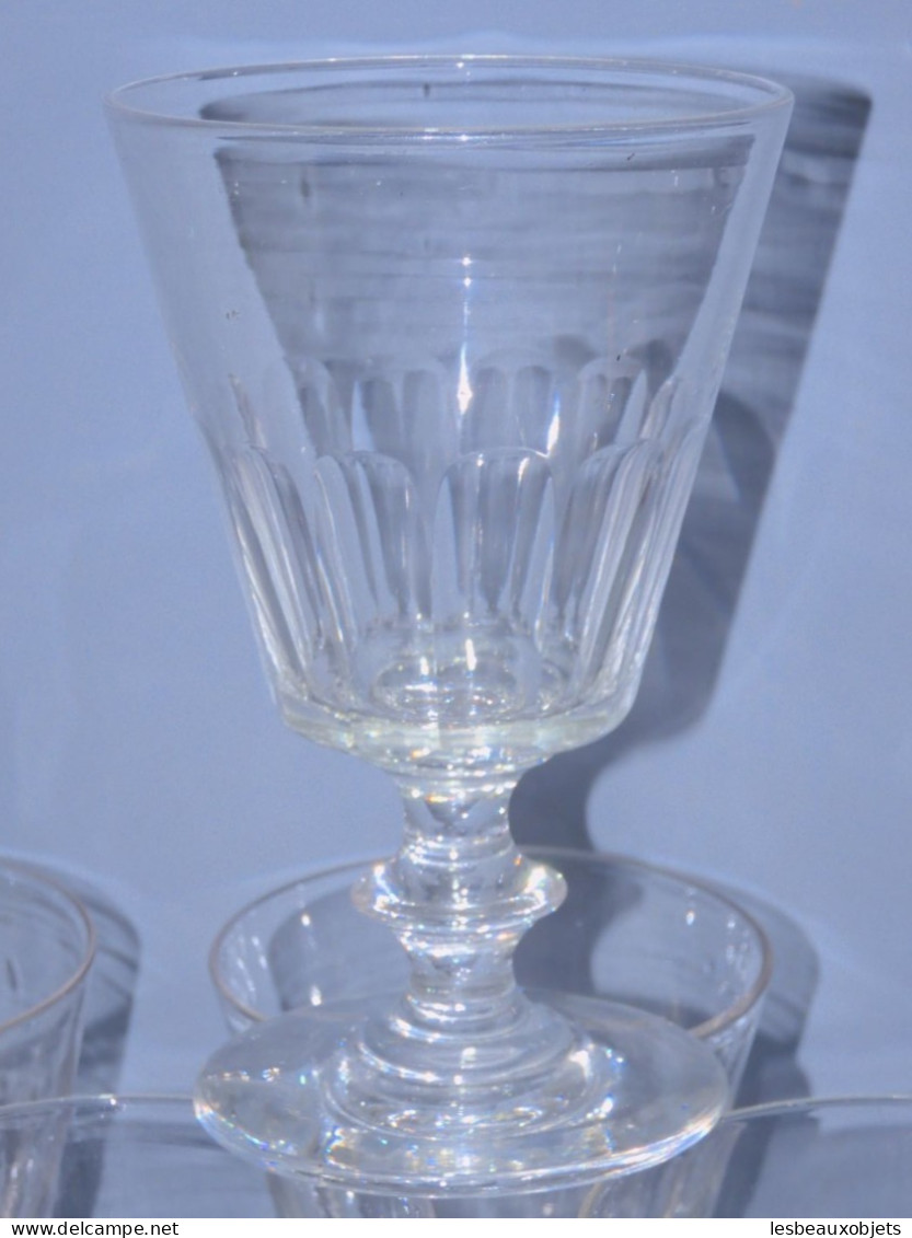 -6 VERRES A EAU CRISTAL LOUIS PHILIPPE XIXe CATON SAINT LOUIS déco TABLE     E