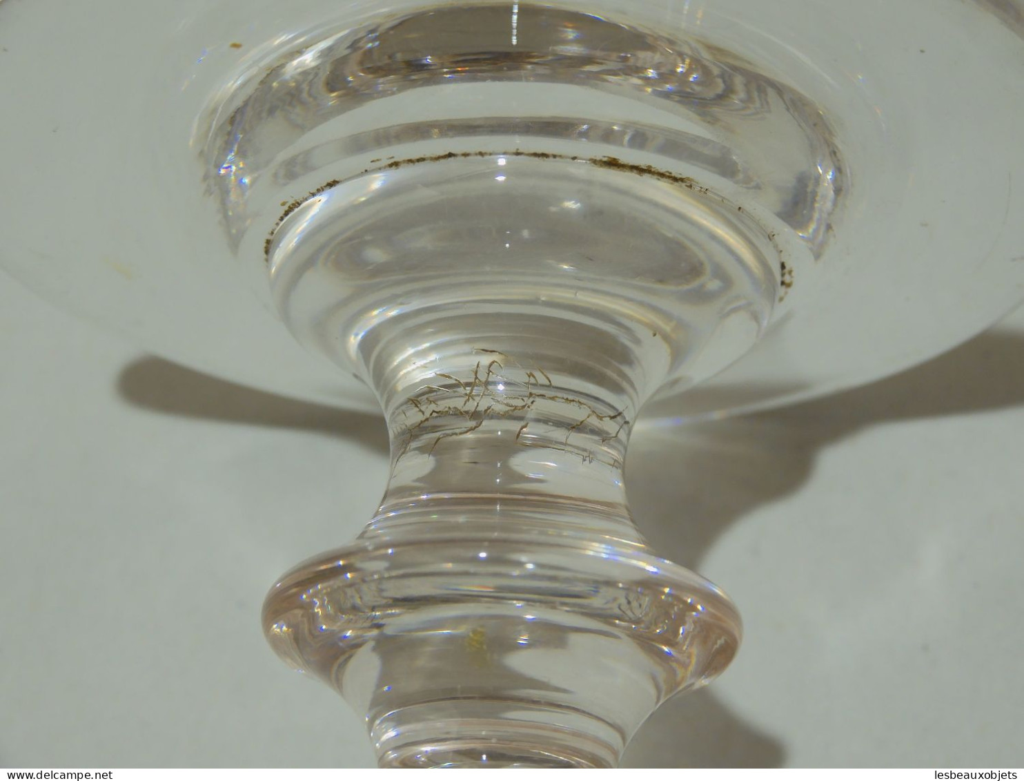 -6 VERRES A EAU CRISTAL LOUIS PHILIPPE XIXe CATON SAINT LOUIS déco TABLE     E