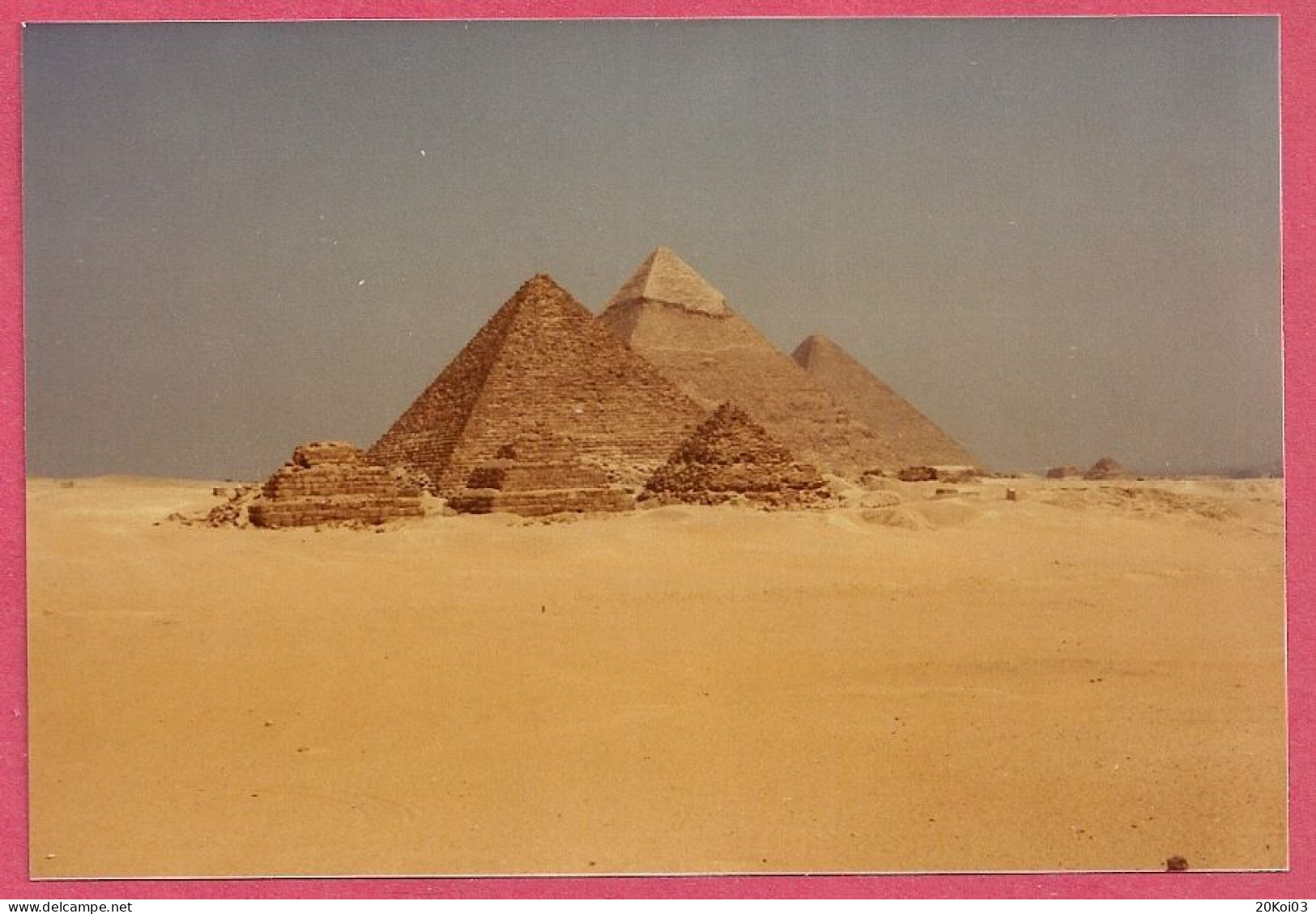 Egypte Egypt Pyramides Pyramids Gizeh_Only Photograph (1981 +/-Kodak +/-13x9cm)_Not Postcard - Guiza