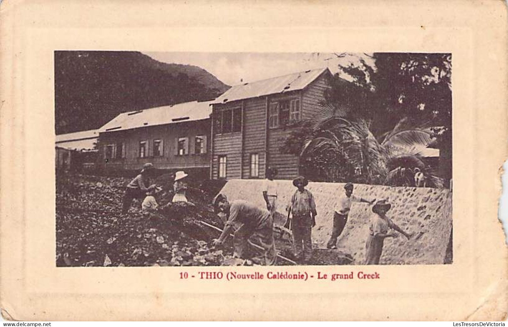 Nouvelle Calédonie - Thio - Le Grand Creck - Animé - Carte Postale Ancienne - Nouvelle-Calédonie