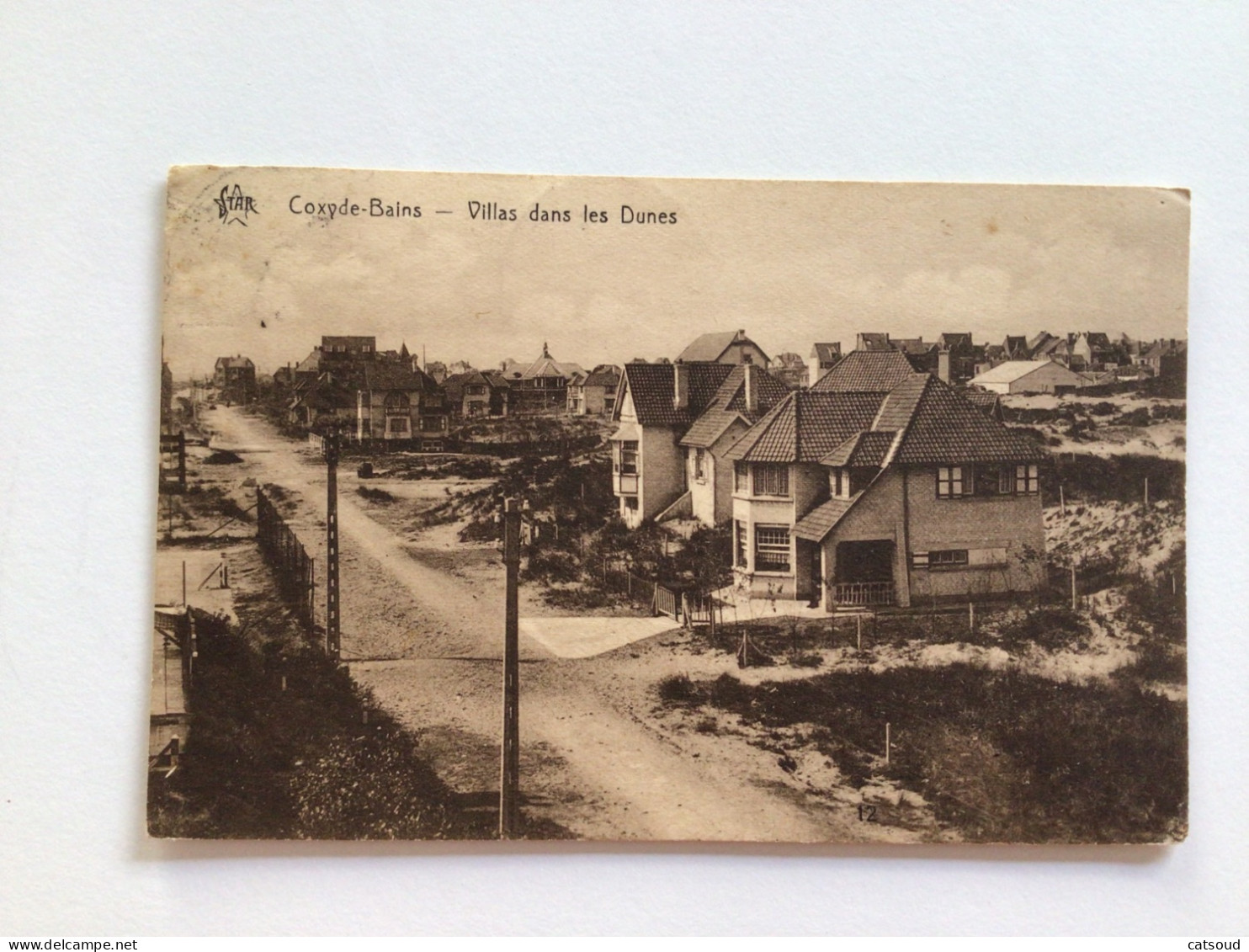 Carte Postale Ancienne (1931) Coxyde-Bains Villas Dans Les Dunes - Koksijde