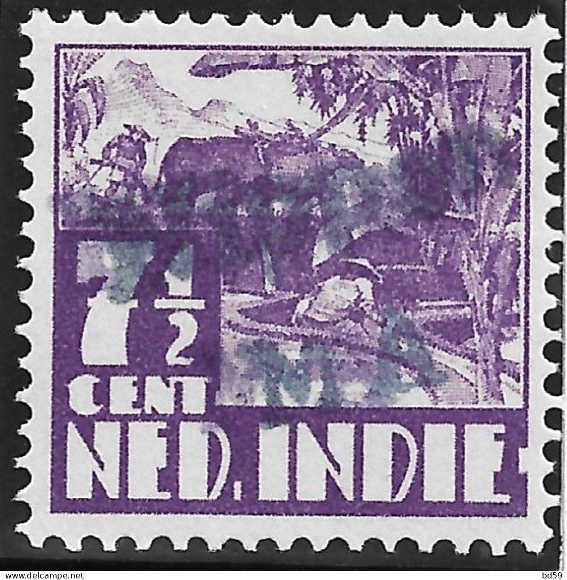 Indes Néerlandaises Occupation Japonaise Surcharge De DJAMBI (Sumatra) - Niederländisch-Indien