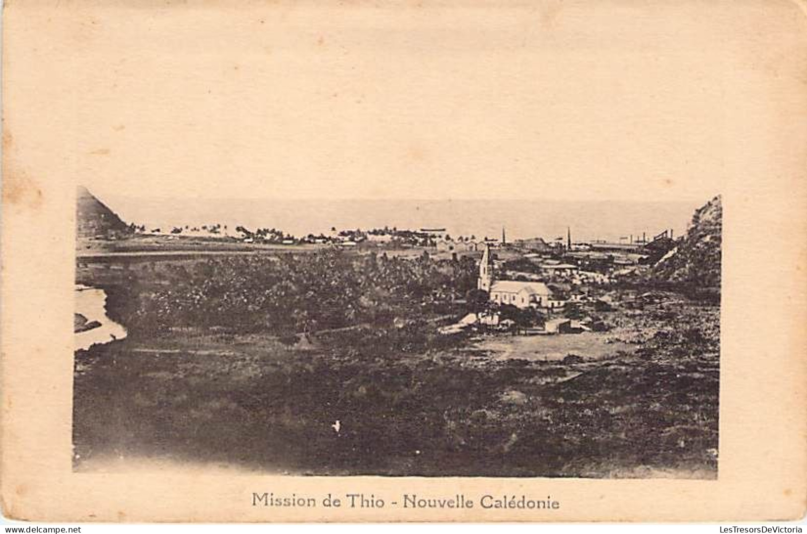 Nouvelle Calédonie - Mission De Thio - Panorama - Mer - Carte Postale Ancienne - Nouvelle-Calédonie