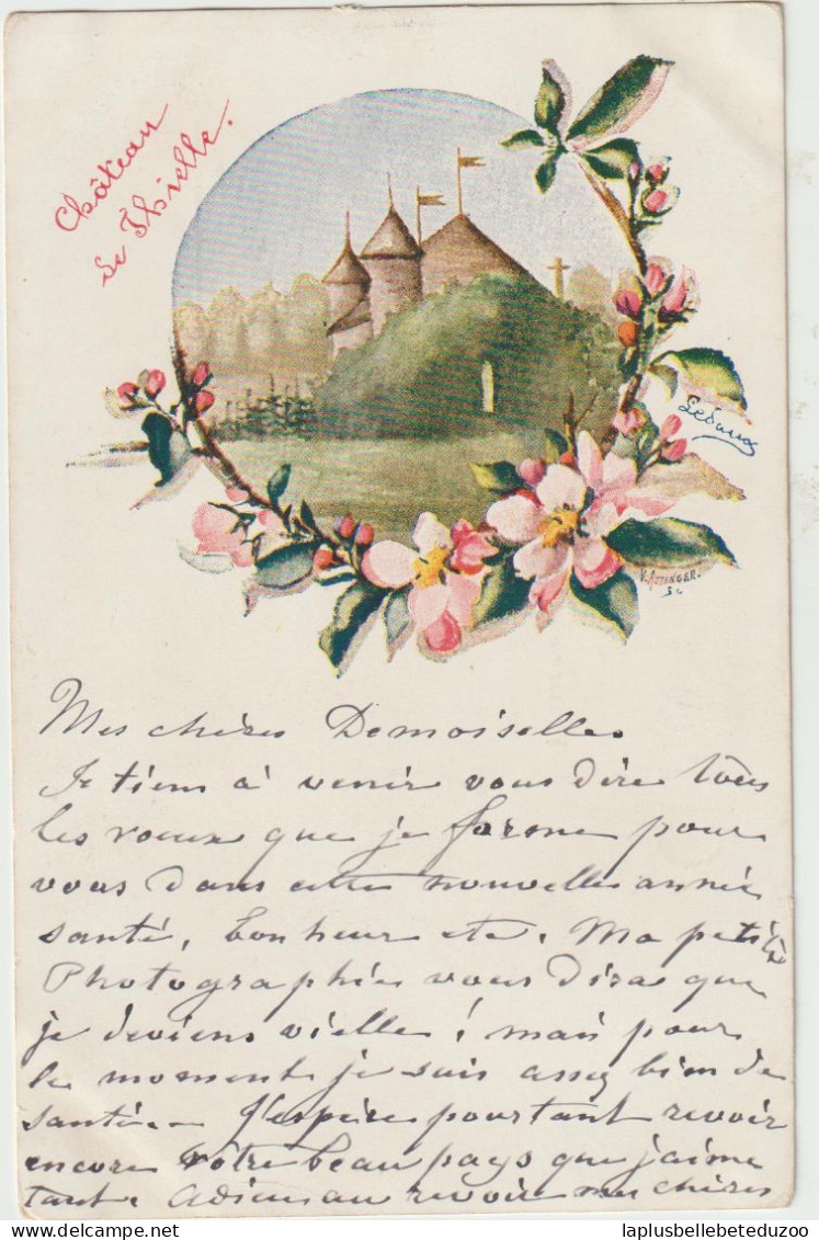 CPA - SUISSE - NEUCHATEL - Château De THIELLE - Illustrateur Lesaux - Vers 1905 - Pas Courant - Thielle