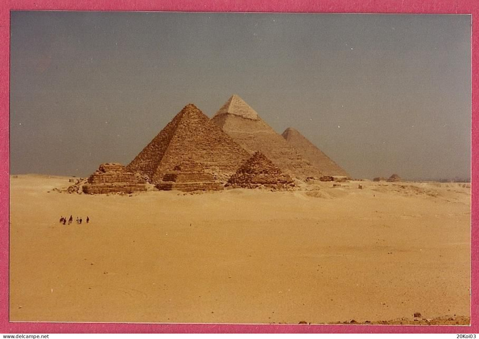 Egypte Egypt 1981 Pyramides Chéops Pyramid_+/-Kodak Photograph_Not Postcard - Gizeh