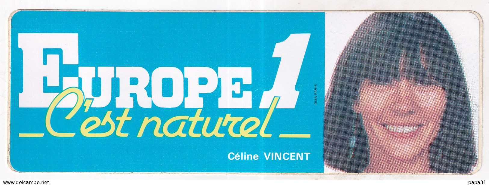 Autocollan -  EUROPE 1 C'est Naturel - Ceine VINCENT - Autocollants