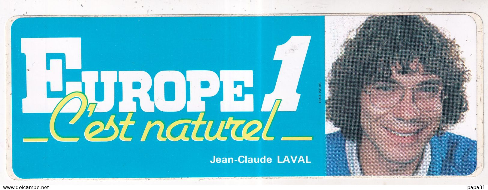 Autocollan -  EUROPE 1 C'est Naturel - Jean-Claude LAVAL - Pegatinas