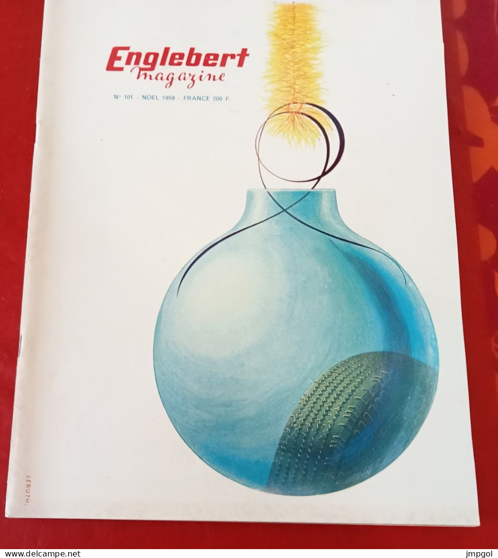 Englebert Magazine N°101 Déc 1959 Salon Auto Paris Tourisme Bourbonnais Nivernais Paquebot France Georges Monneret Moto - Auto/Motorrad