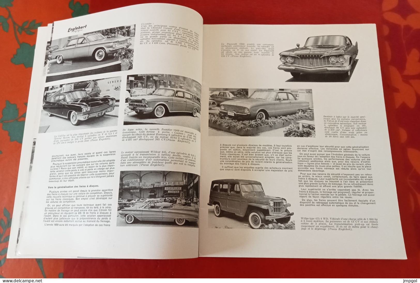 Englebert Magazine N°101 Déc 1959 Salon Auto Paris Tourisme Bourbonnais Nivernais Paquebot France Georges Monneret Moto - Auto/Motorrad