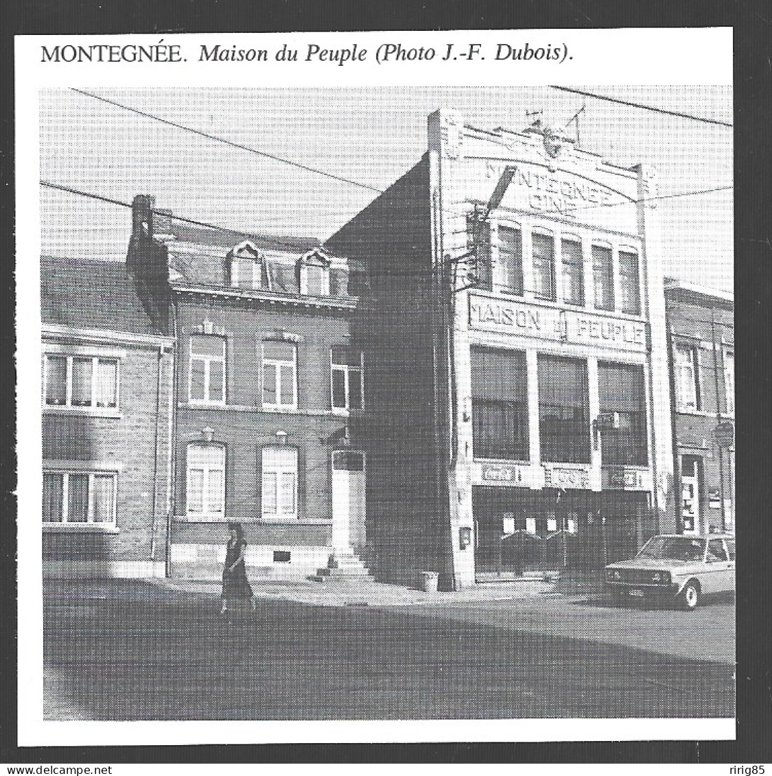 1980  --  BELGIQUE . MONTEGNE . MAISON DU PEUPLE . 4A885 - Unclassified