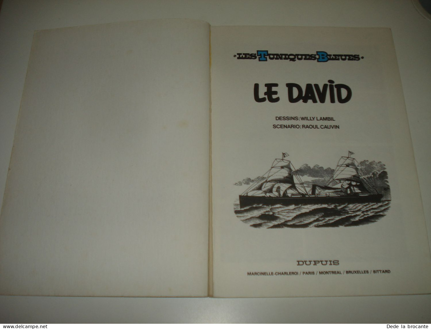 C54 (3) / Les Tuniques Bleues N° 19 " Le David " E.O.   De 1982 - Tuniques Bleues, Les