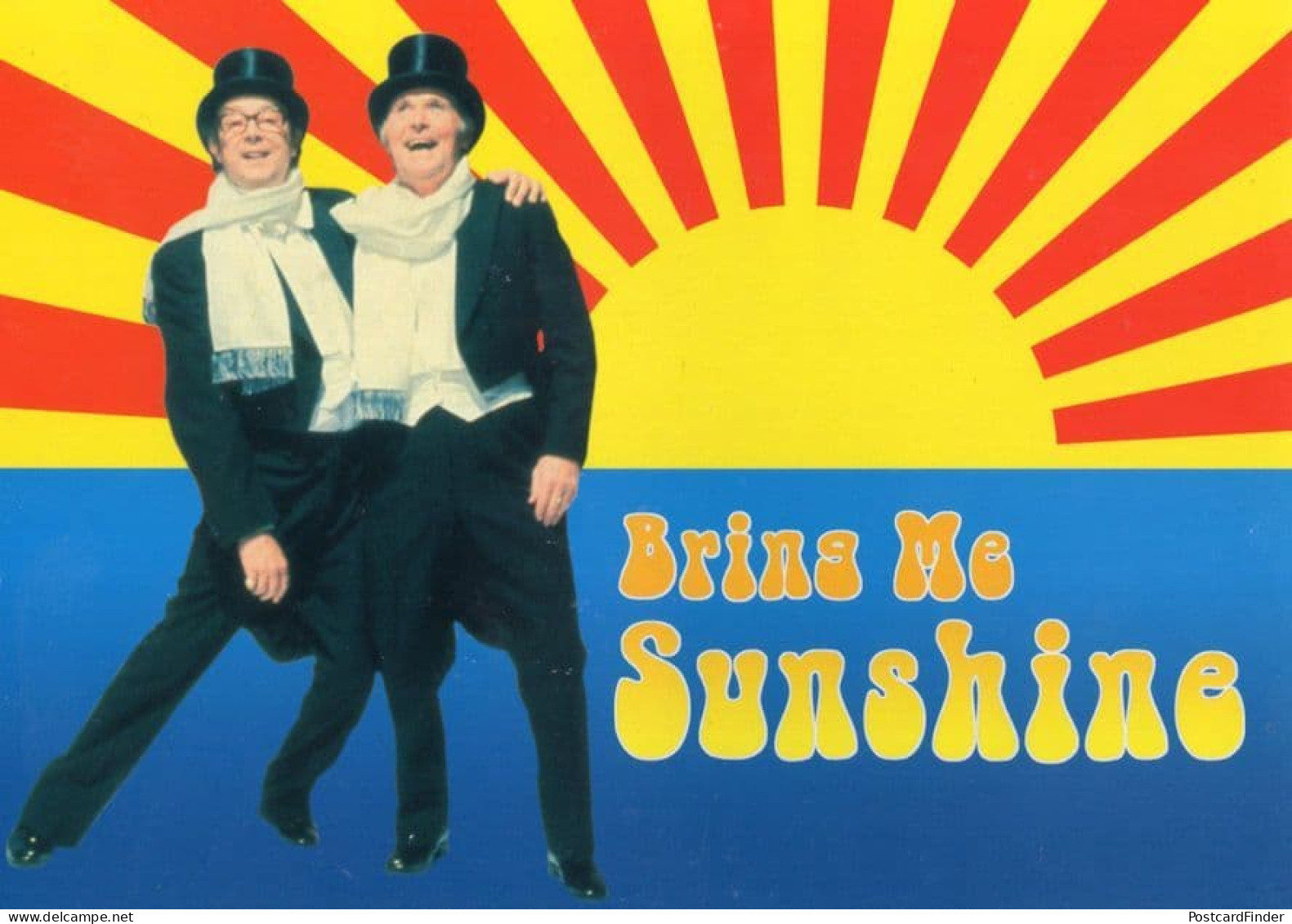 Morecambe & Wise Bring Me Sunshine TV Show DVD Rare Postcard - Other & Unclassified