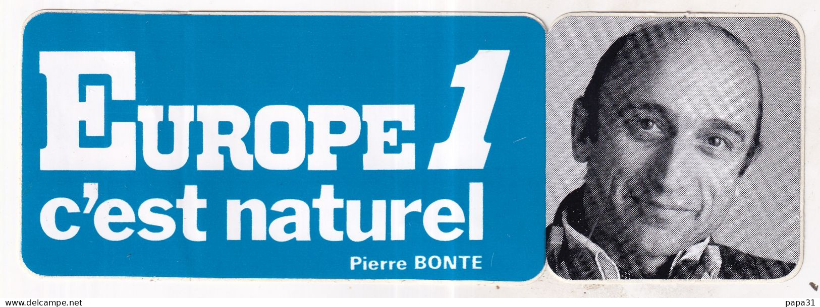 Autocollan - EUROPE 1 C'est Naturel - Pierre BONTE - Autocollants