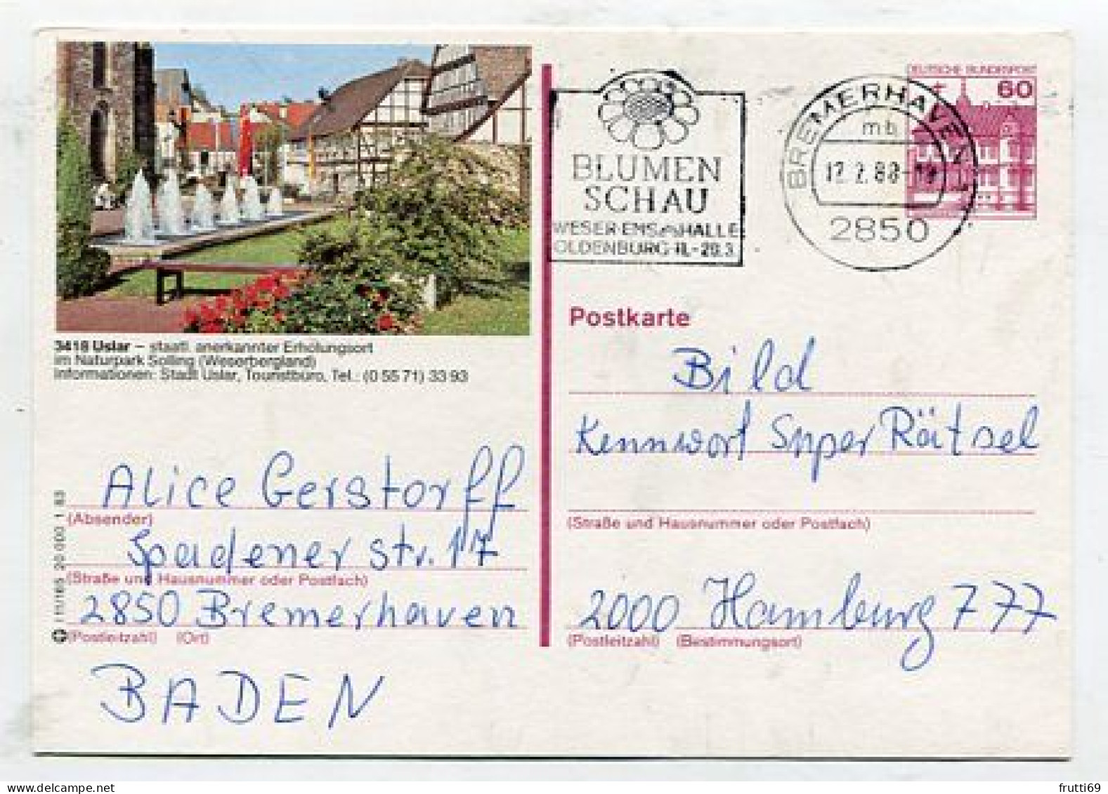 AK 213052 GERMANY - Uslar - Uslar