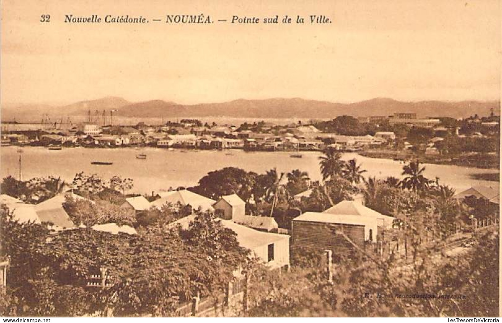 Nouvelle Calédonie - Nouméa - Pointe Sud De La Ville - Panorama - Mer - Carte Postale Ancienne - Nouvelle-Calédonie