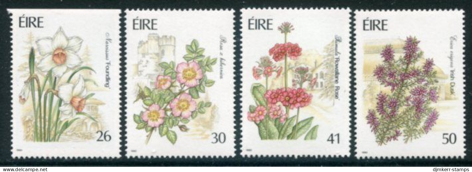 IRELAND1990 Irish Garden Flowers MNH / **.  Michel 729-732 - Ongebruikt