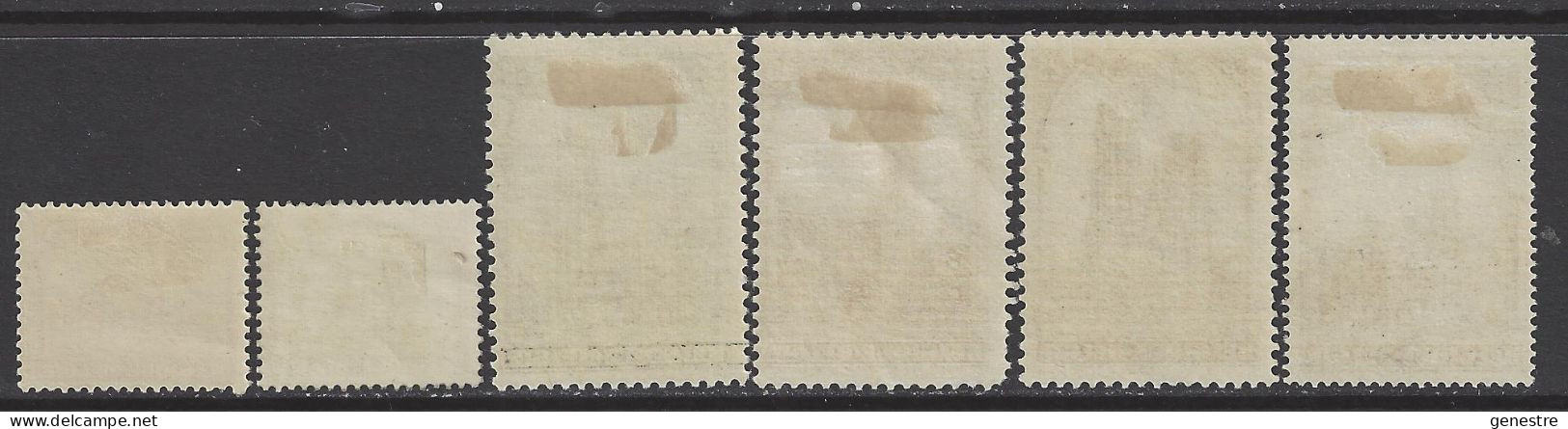 Belgique - 1928 - COB 267 à 272 * (MH) - Unused Stamps