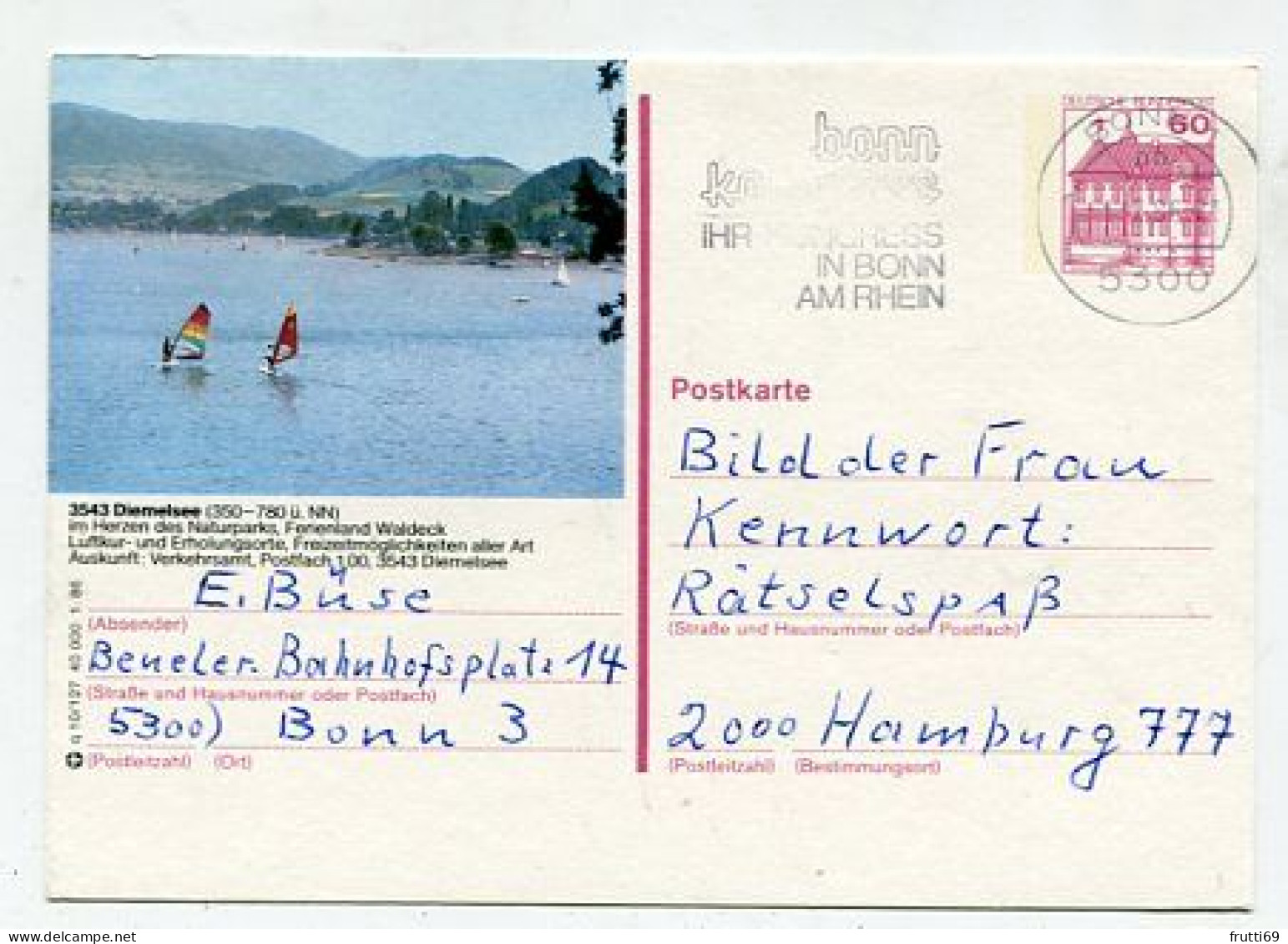 AK 213060 GERMANY - Diemelsee - Waldeck - Waldeck