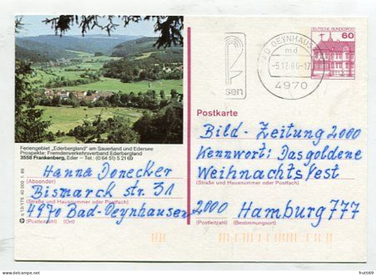 AK 213067 GERMANY - Frankenbach - Frankenberg (Eder)