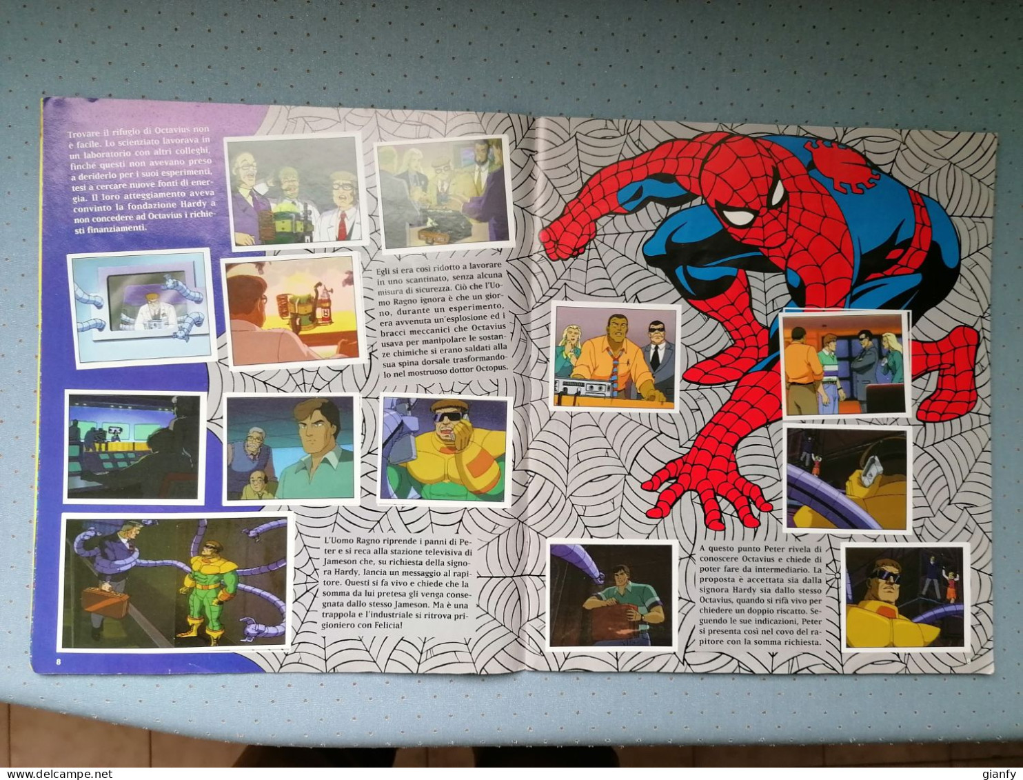 ALBUM FIGURINE PANINI SPIDERMAN COMPLETO 234/234 1995 +INSERTO - Altri & Non Classificati