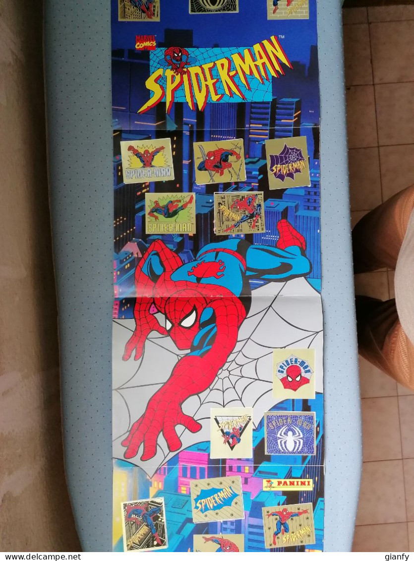 ALBUM FIGURINE PANINI SPIDERMAN COMPLETO 234/234 1995 +INSERTO