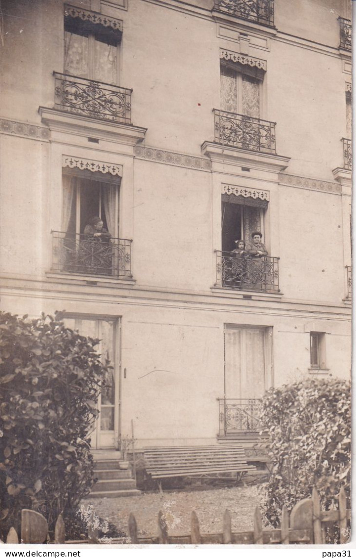 Carte Photo De THIAIS 1912 - Un Batiment - Thiais