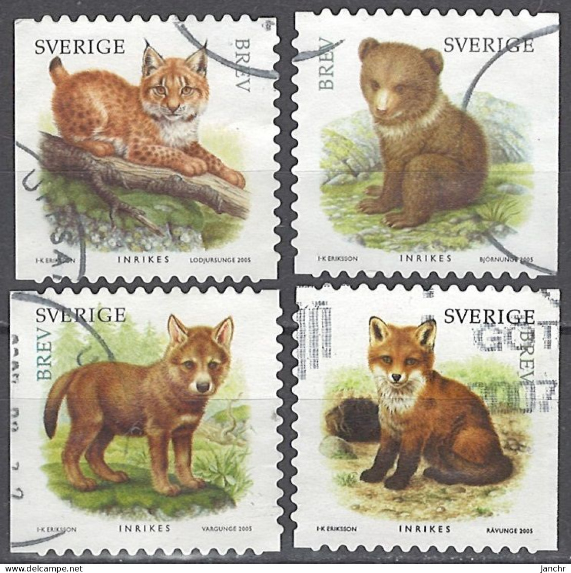Sweden 2005. Mi.Nr. 2487-2490, Used O - Used Stamps