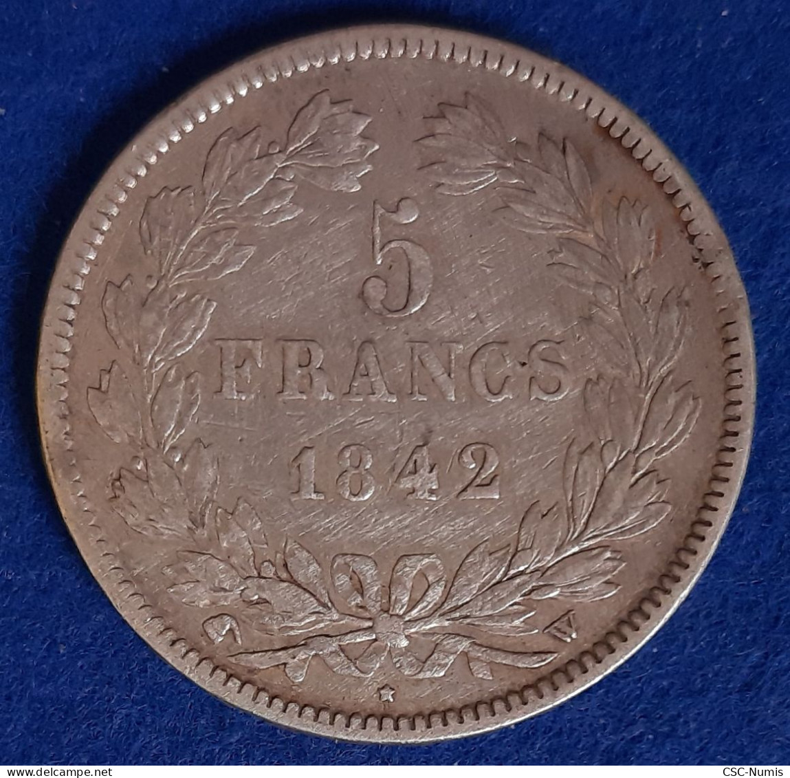 (CG#019) - Louis Philippe Ier - 5 Francs 1842 W, Lille - 5 Francs