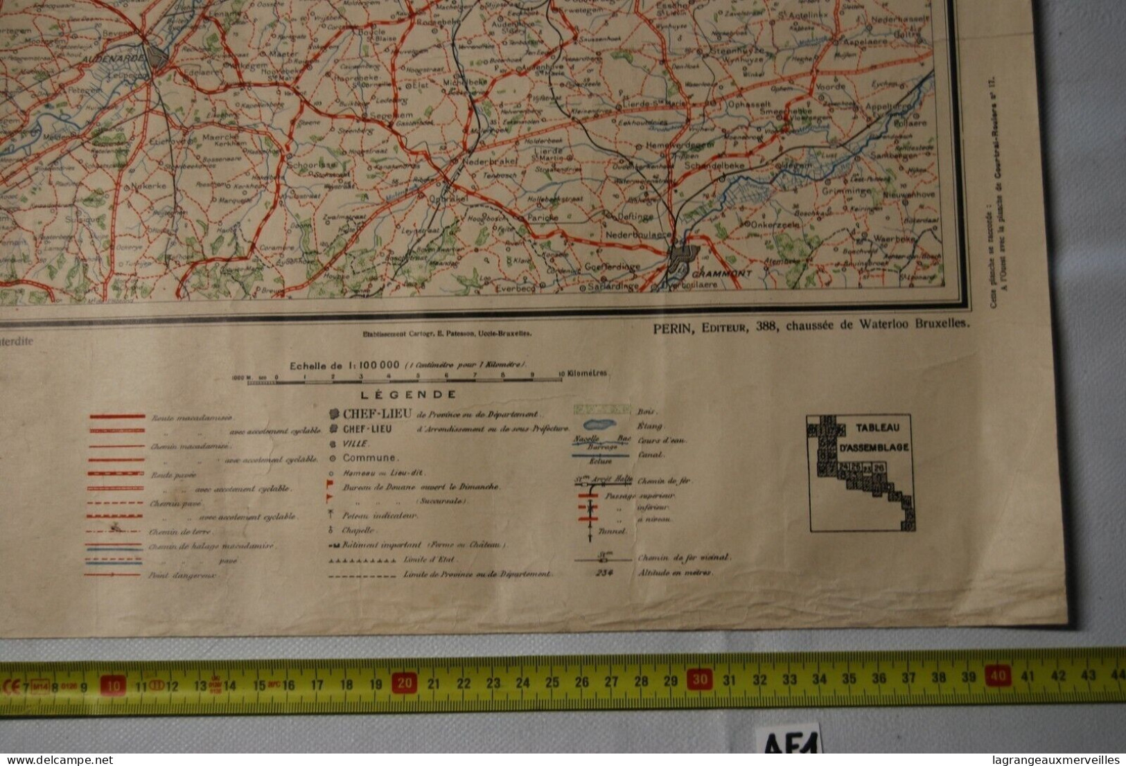 AF1 Carte - Champs De Bataille De L Yser - Gand - Altri Disegni