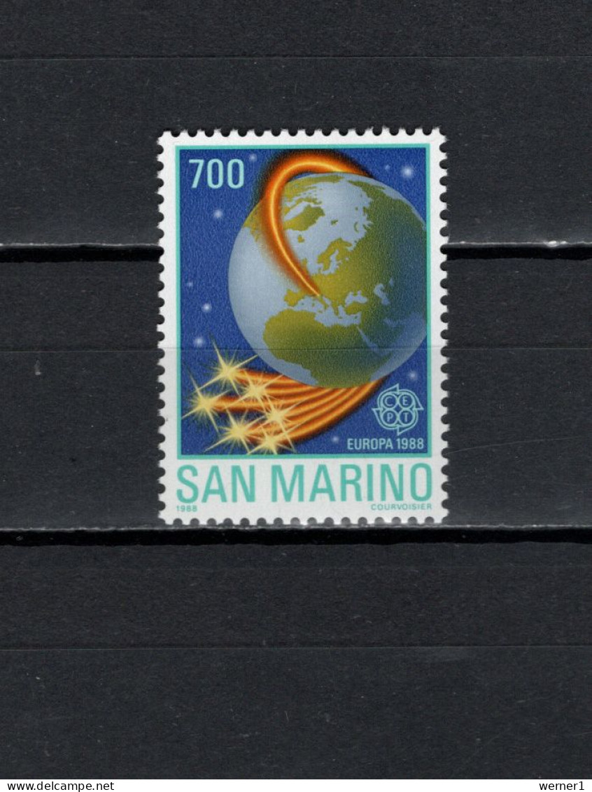 San Marino 1988 Space, Europa CEPT Stamp MNH - Europa