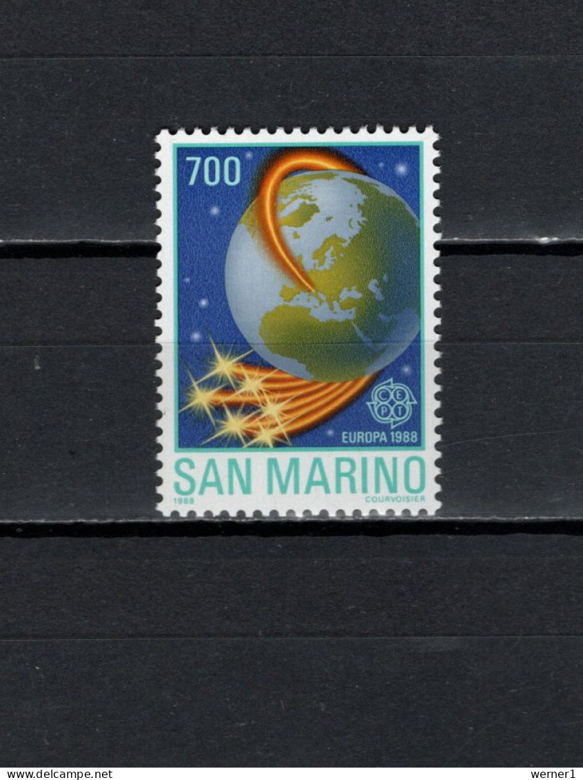 San Marino 1988 Space, Europa CEPT Stamp MNH - Europe