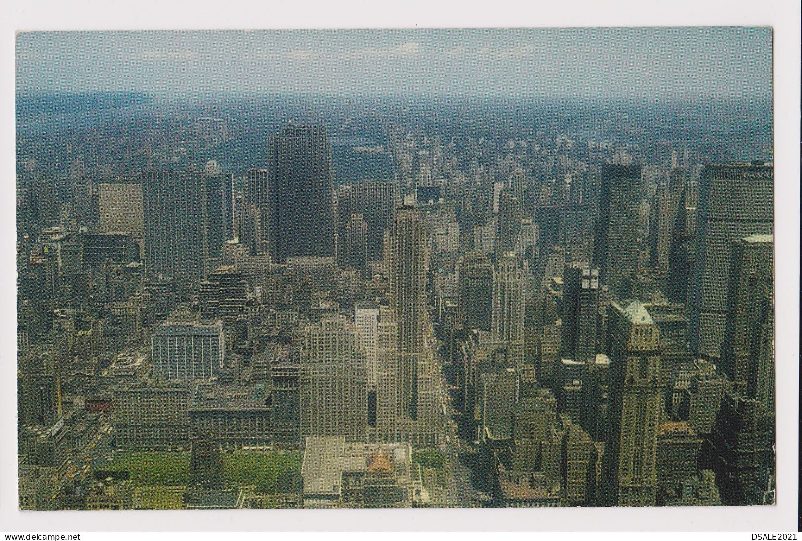 USA United States New York City As Seen From The Empire State Building, View Vintage Photo Postcard RPPc AK (42376) - Empire State Building