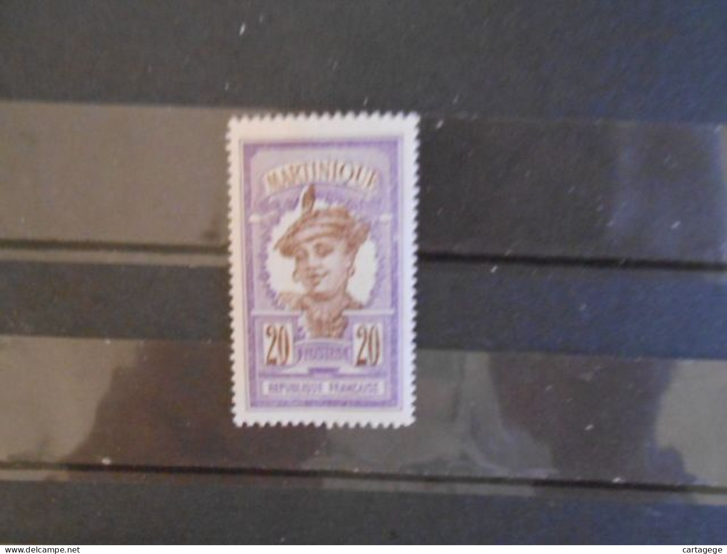 MARTINIQUE YT 67 MARTINIQUAISE 20c Violet* - Ungebraucht