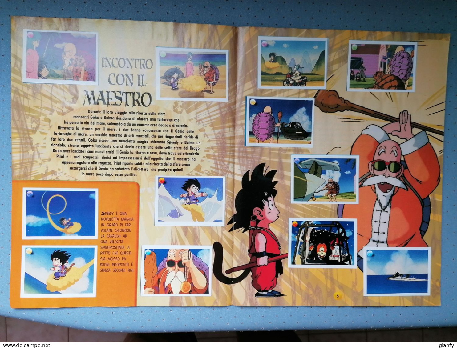 ALBUM FIGURINE PANINI DRAGONBALL LE ORIGINI COMPLETO 180/180 1999 - Dragonball Z