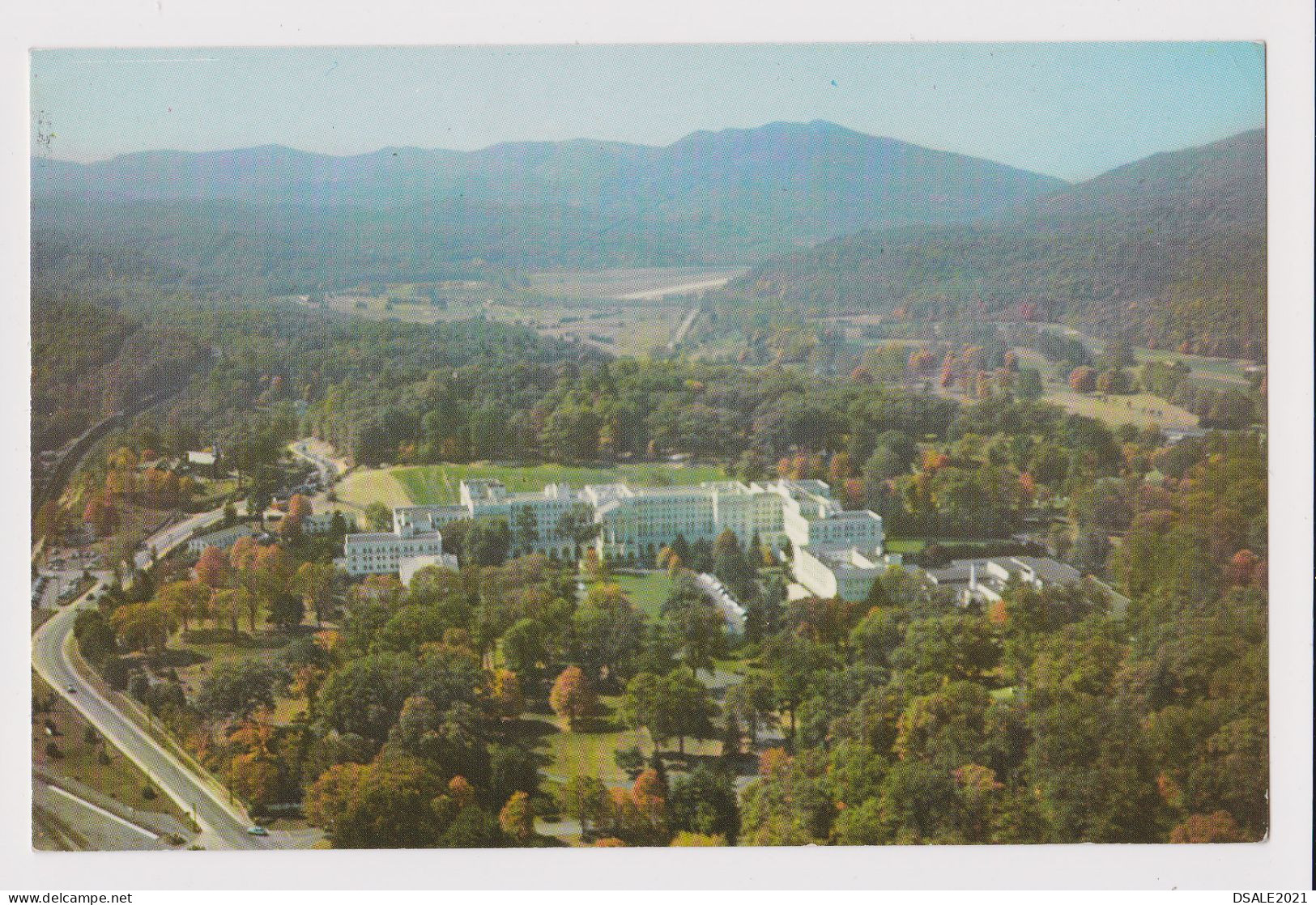 USA United States Greenbrier White Sulphur Springs W.VA., Luxury Resort View, Vintage Photo Postcard RPPc AK (42383) - Andere & Zonder Classificatie