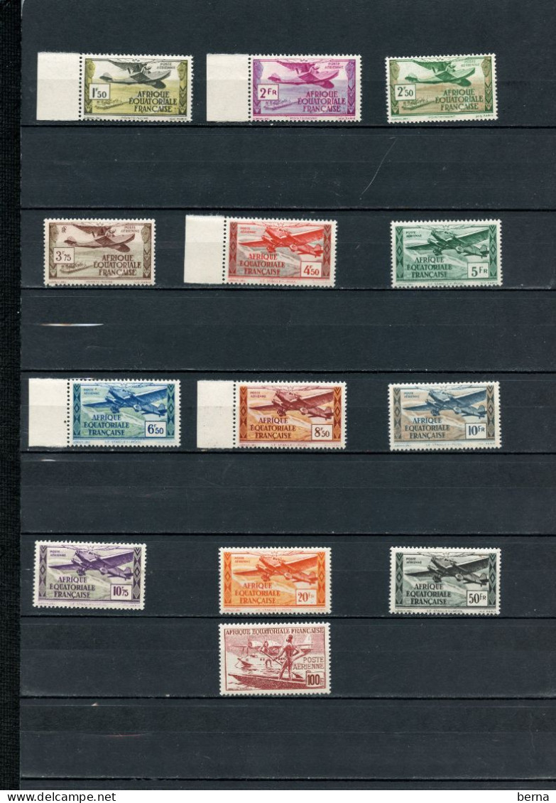 AEF POSTE AERIENNE 30/42  LUXE NEUF SANS CHARNIERE - Unused Stamps