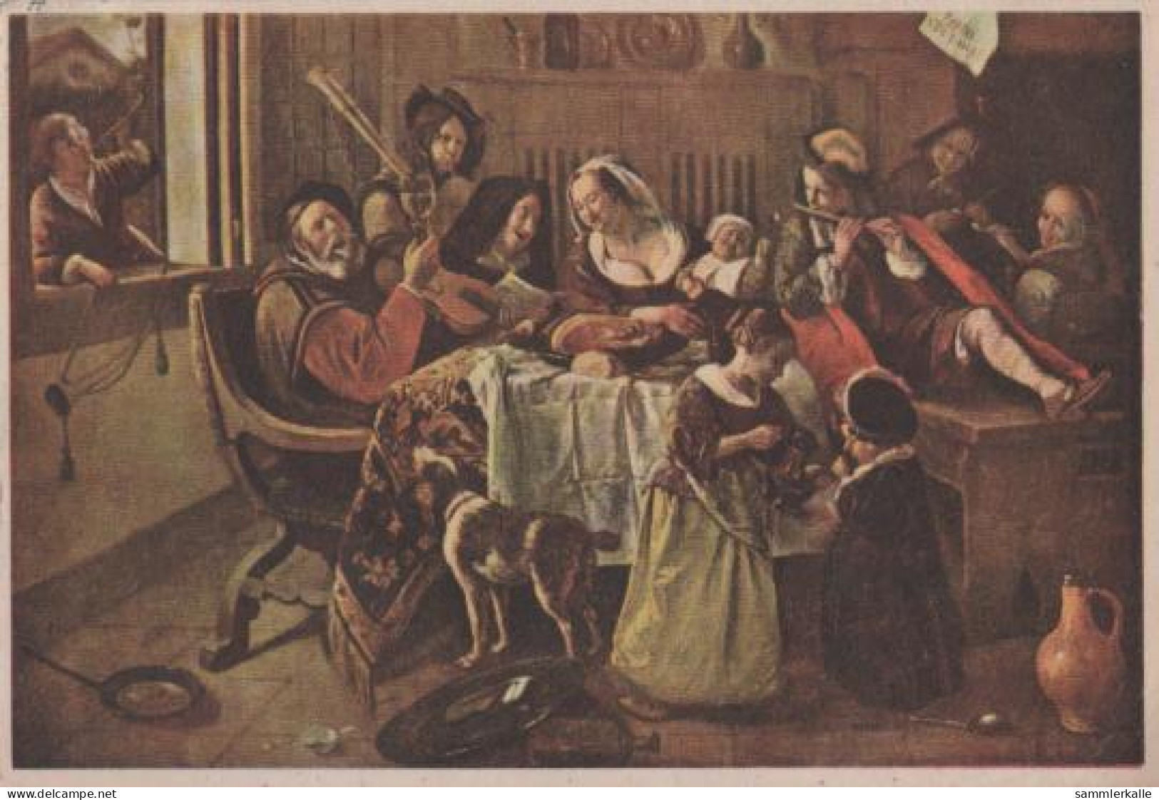 9409 - Jan Steen - Le Famille Joyeuse - 1959 - Peintures & Tableaux