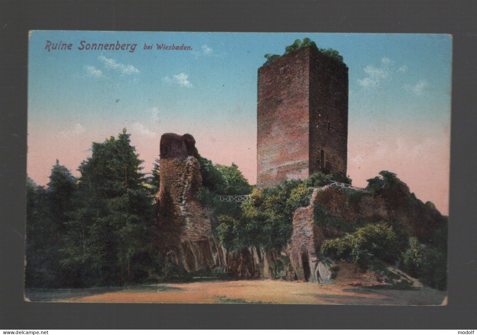 CPA - Allemagne - Ruine Sonnenberg Bei Wiesbaden - Non Circulée - Wiesbaden