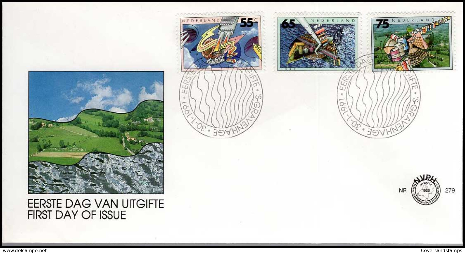 FDC - NVPH 279 - Milieu - FDC