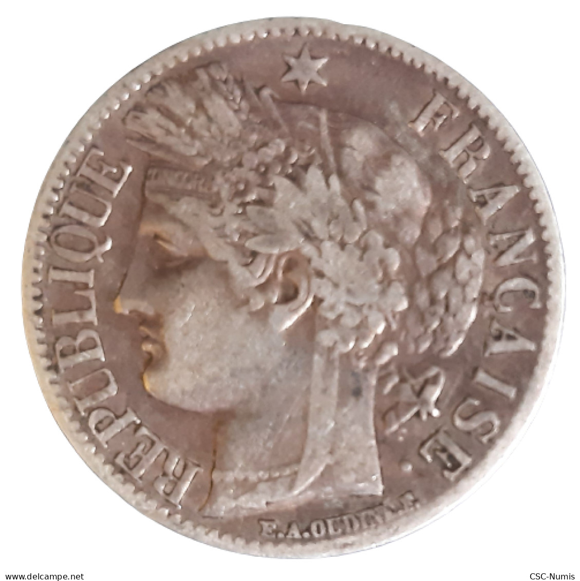 (CG#034) - II ème République - 1 Franc 1849 A, Paris - 1 Franc