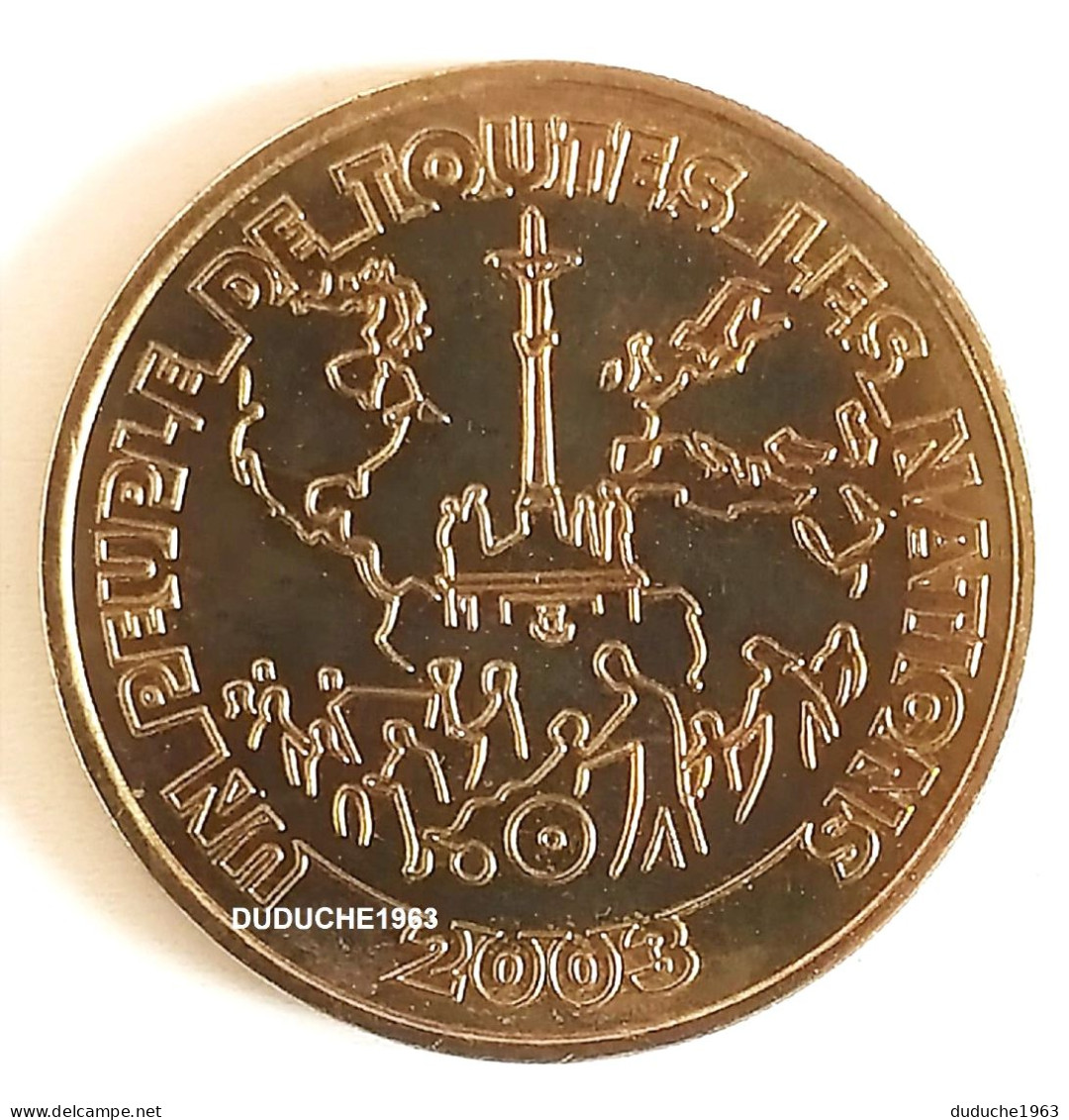 Monnaie De Paris 65.Lourdes - Un Peuple De Toutes Les Nations 2003 - 2003