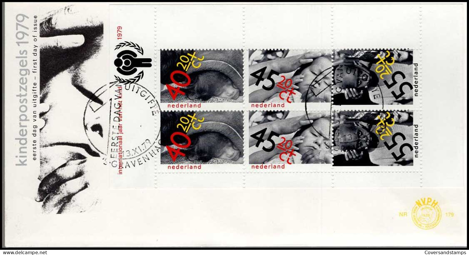 FDC - NVPH 179 - Kinderpostzegels 1979 - FDC