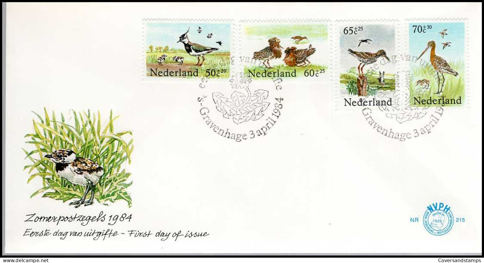 FDC - NVPH 215 - Zomerpostzegels 1984 - FDC