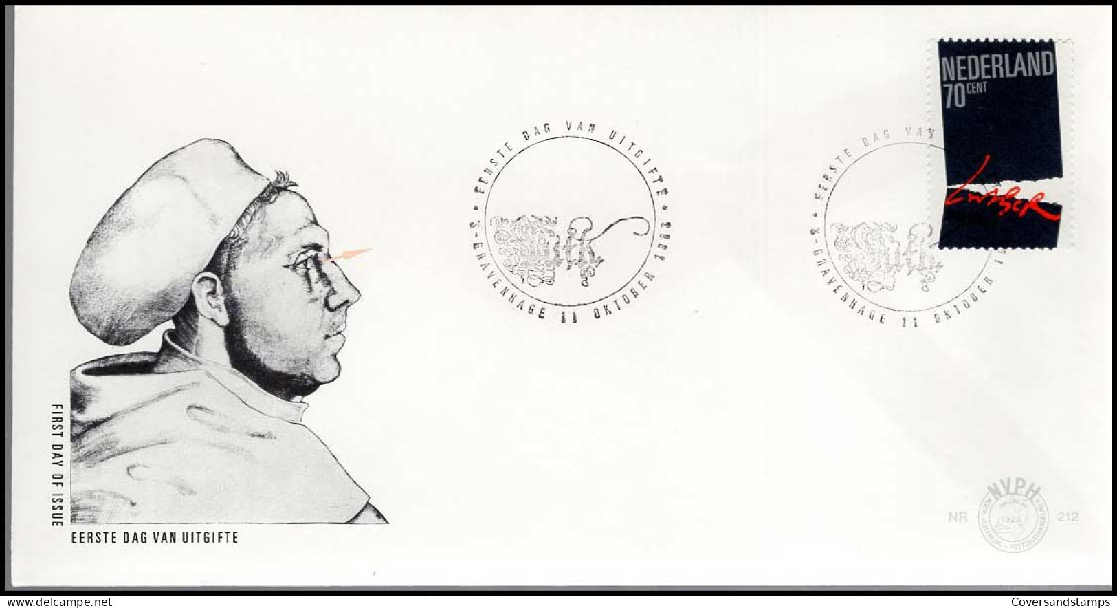 FDC - NVPH 212 - Luther - FDC